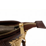 Vintage-style woven basket bag, versatile straw tote bag for commuting and dates.